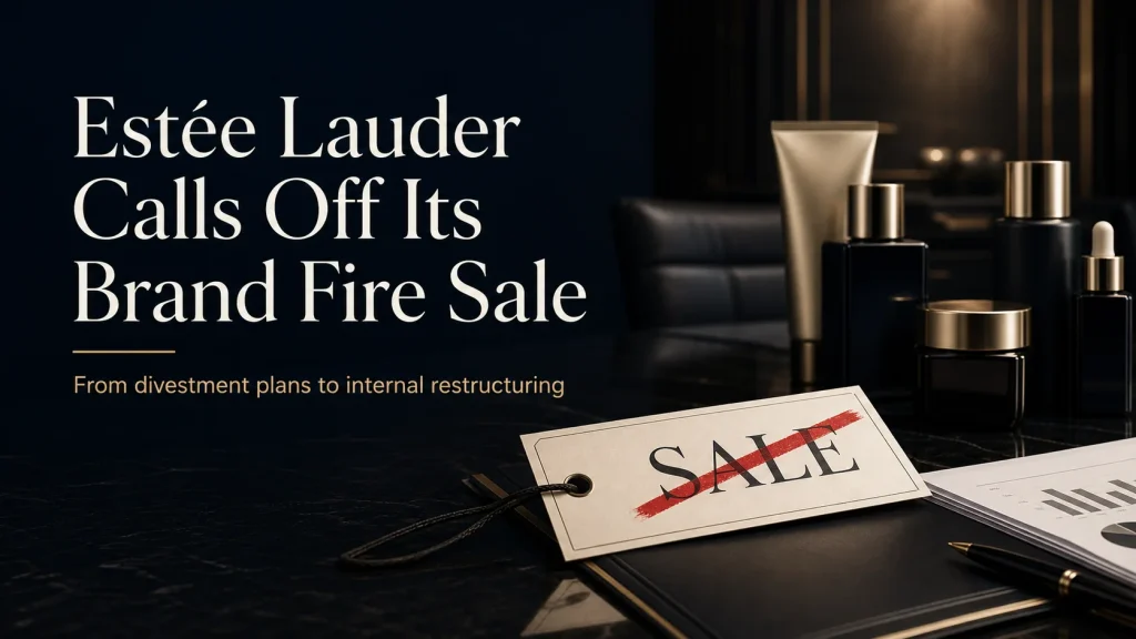 Estée Lauder reverte planos e cancela venda de marcas importantes