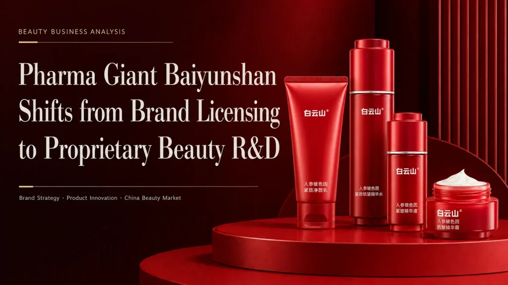 Baiyunshan cambia de estrategia: del licenciamiento masivo al desarrollo cosmético propio