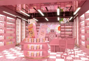 TikTok Beauty Brand P.Louise Opens Massive Experiential Flagship