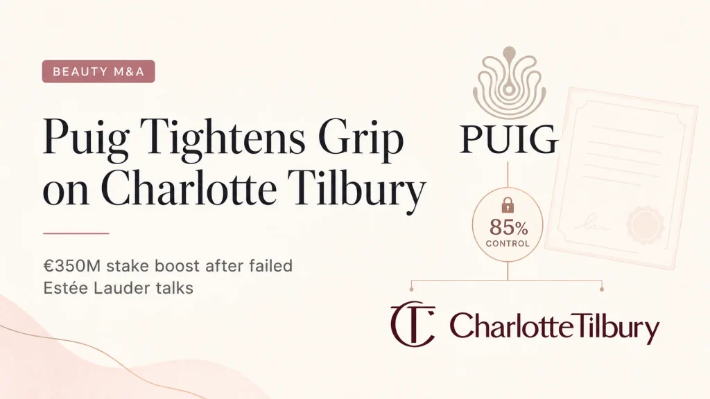 Why Puig Spent $380 Million to Tighten Its Grip on Charlotte Tilbury