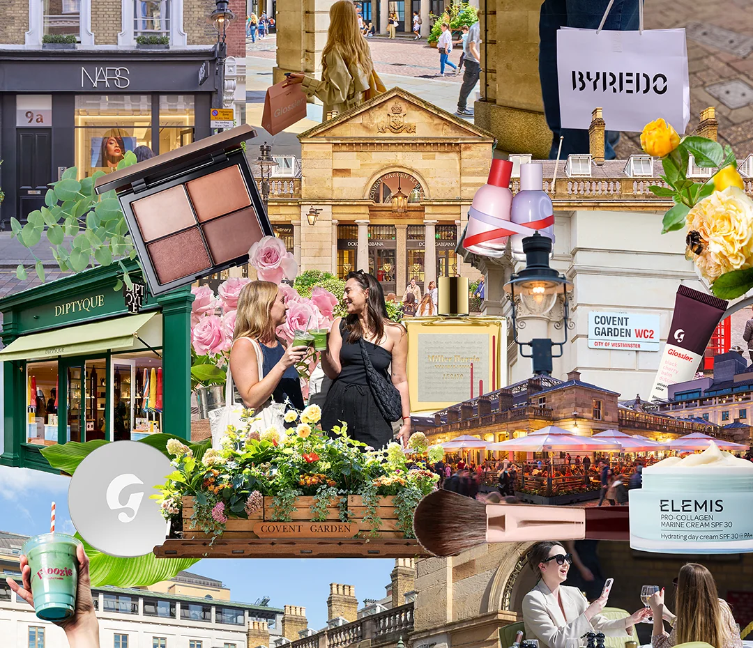 Collage promocional del festival de belleza Beyond Beauty en Covent Garden