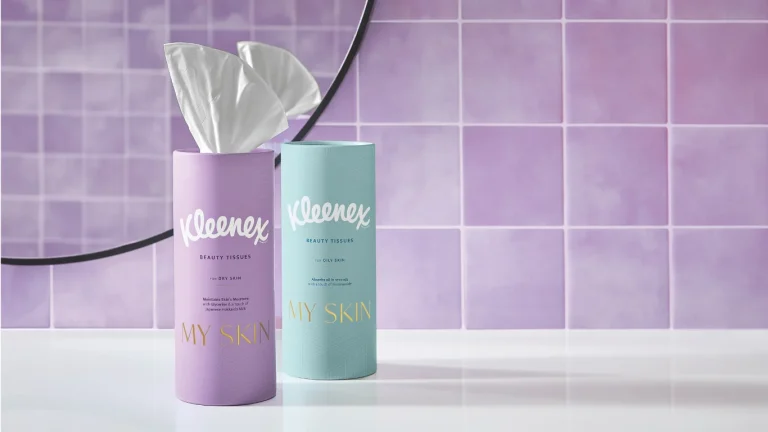 Kleenex Launches Skincare-Infused Beauty Tissues in Major Brand Expansion