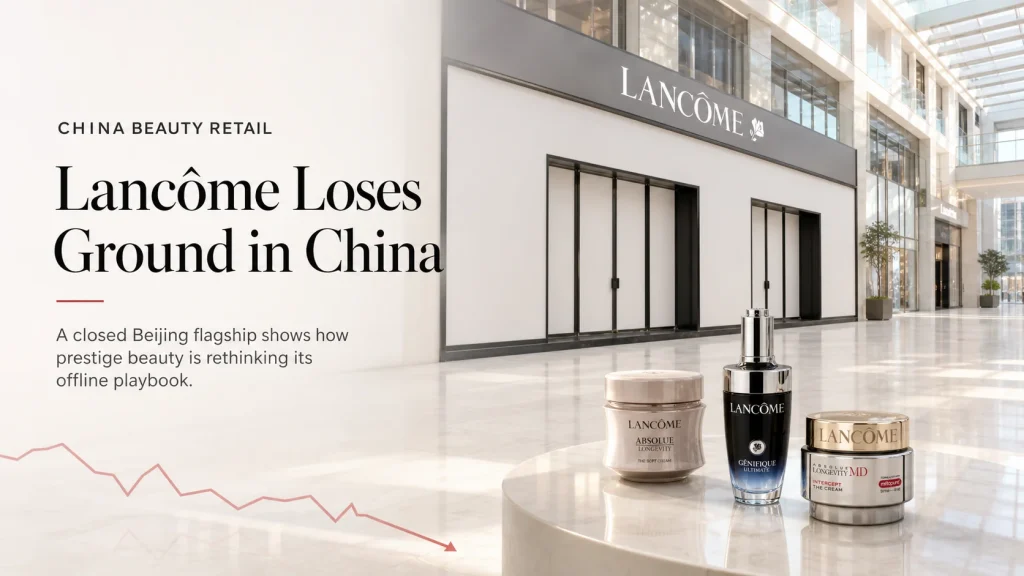 Lancôme Closes Flagship Beijing Store as Strategy Shifts in China