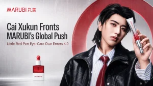 Marubi nombra a Cai Xukun embajador global y potencia su línea antiedad para ojos