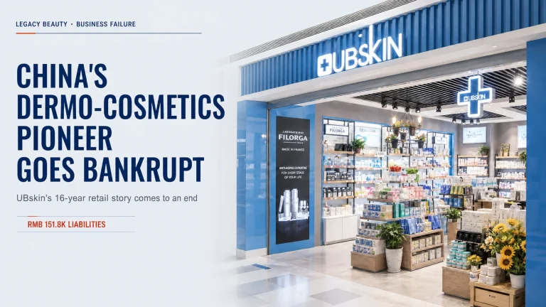 Pioneira do varejo de cosmecêuticos na China tem falência decretada