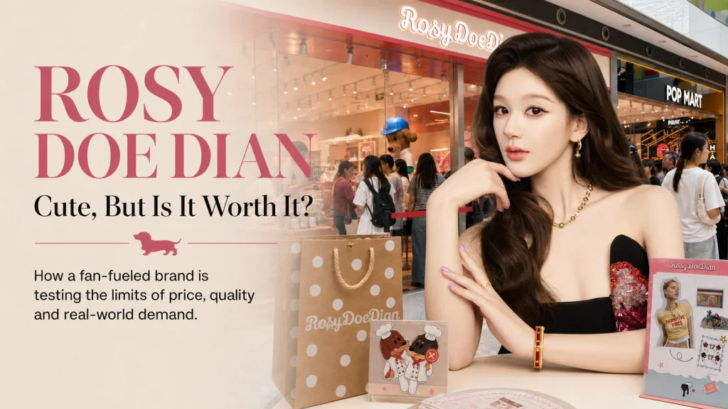 RosyDoeDian, la marca de Zhao Lusi, enfrenta críticas por su calidad